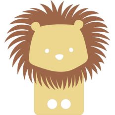 finger puppet - lion