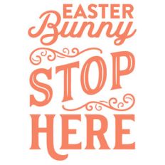 easter bunny stop here