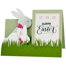 happy easter side step card