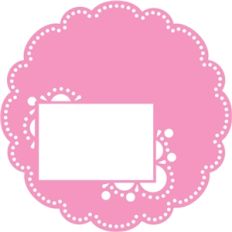 lace doily with 4x6 frame
