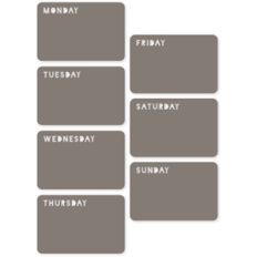 days of week tag landscape