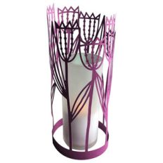 tulips papercut lantern
