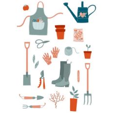 gardening stickers