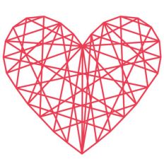 string art heart