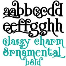 snf classy charm ornamental bold
