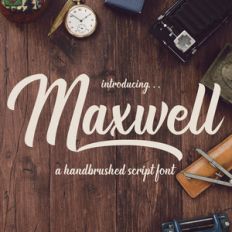 silhouette maxwell font