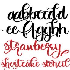 kb strawberry shortcake stencil
