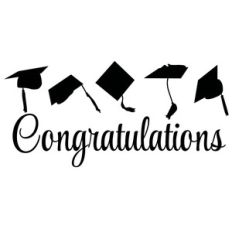 congratulations graduation caps