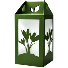 crocus spring flower lantern