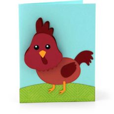 bobble head card chicken