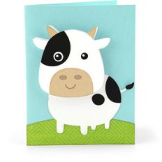 bobble head card cow