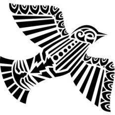 tribal bird