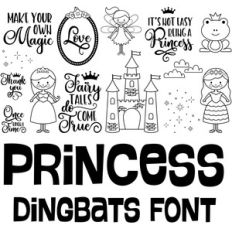 princess dingbats font