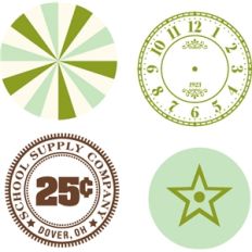 echo park round embellishments