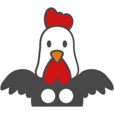 finger puppet - chicken