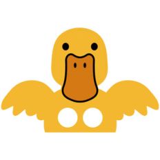 finger puppet - duck