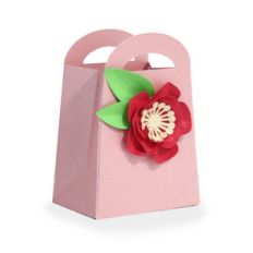 pretty flower favor bag