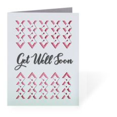 'get well soon' fold and tuck card