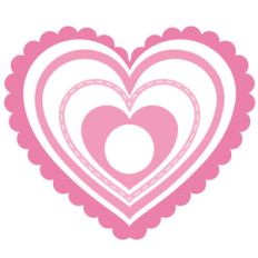 nesting heart frame bundle