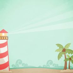 lighthouse scene background paper