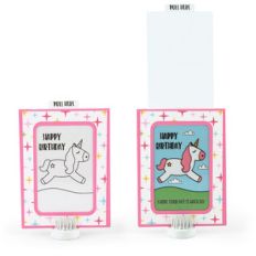magic slider card unicorn