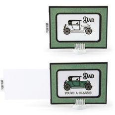 magic slider card vintage car