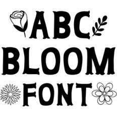 bloom font