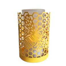 honey bee papercut lantern