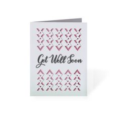 'get well soon' fold and tuck card