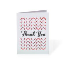 'thank you' fold and tuck card