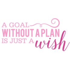 a goal without a plan is just a wish quote