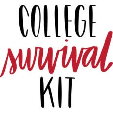 college survival kit