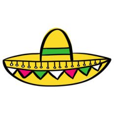 colored sombrero