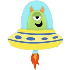 alien in ship