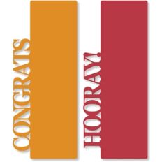 letter-size congrats cards