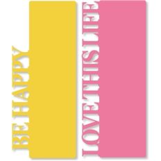 letter-size be happy cards