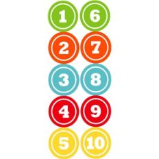 echo park birthday boy number icons