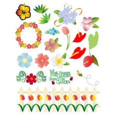 flower planner stickers