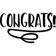 congrats!