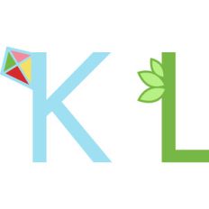 alphabet learning craft - k and l