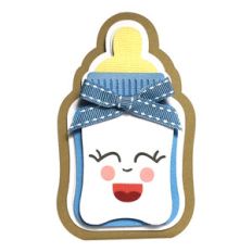 baby bottle card