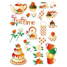 tea time planner stickers