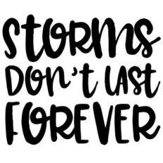 storms don't last forever quote