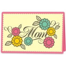 mom floral card