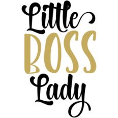baby t-shirt little boss lady