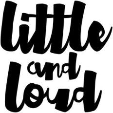 baby t-shirt little and loud