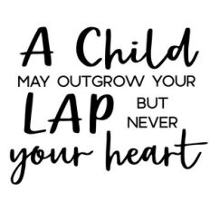 child outgrow lap