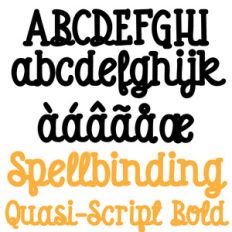 zp spellbinding quasi-script bold
