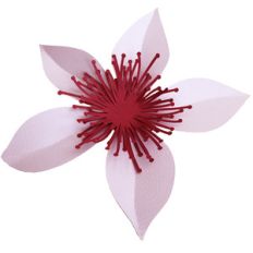 3d flower with stamens
