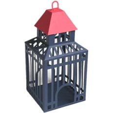 3d square birdcage